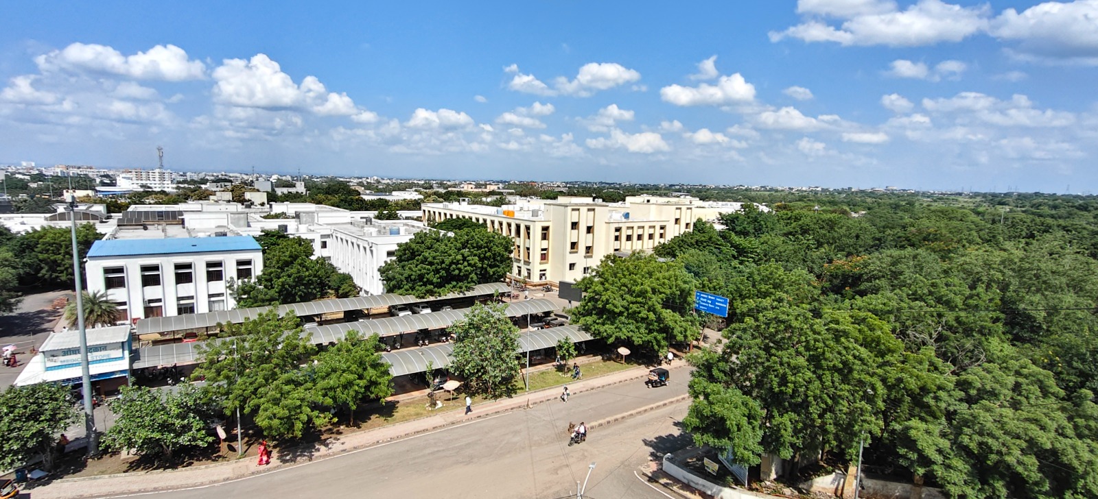 Aerial View of Dr. Shankarrao Chavan Government Medical College, Nanded